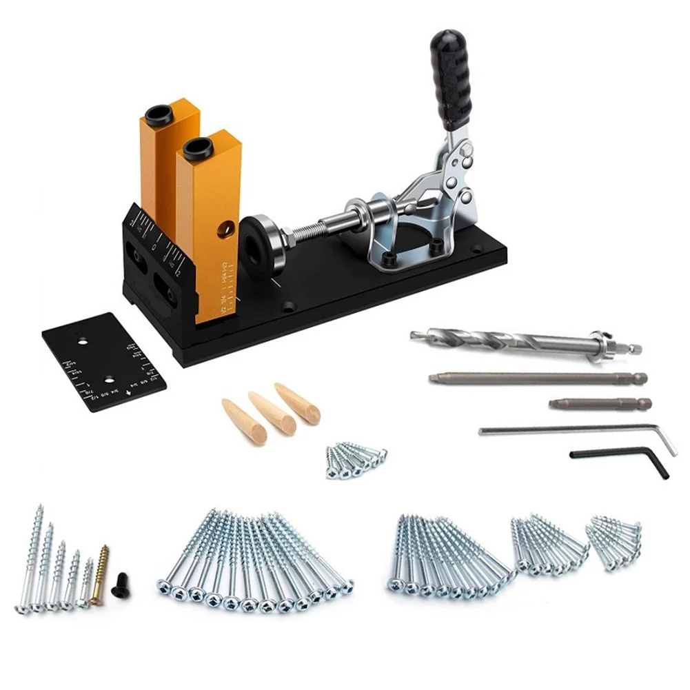 Convenient Drill Stop Rings DIY Woodworking Adjustable Drill Jig Drill Guide Locator Easy Setup Efficient Alignment