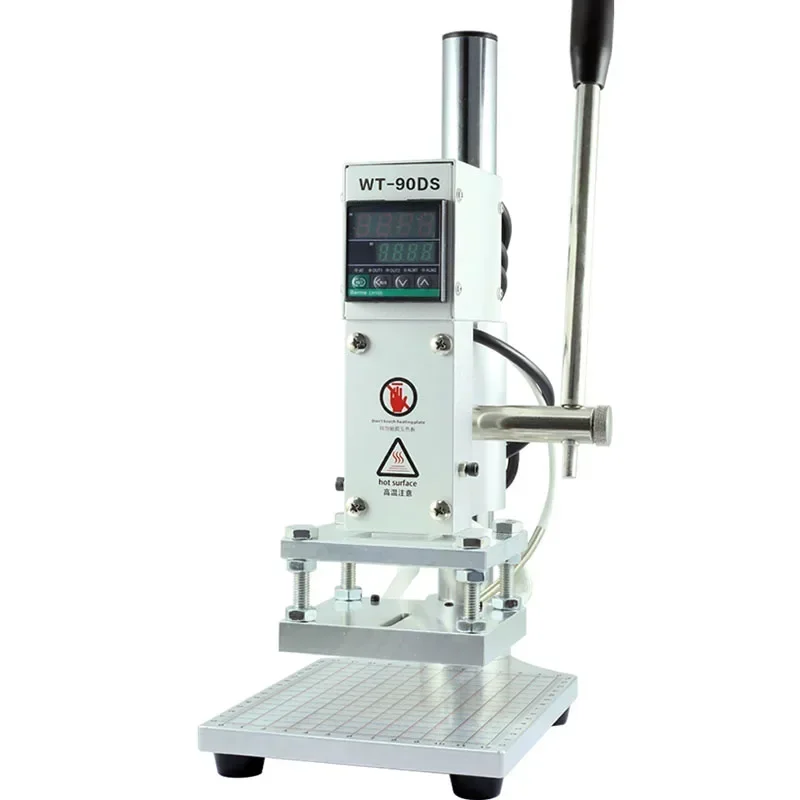 Hot Sale Manual Hot Stamping Machine Embossing Machine Leather Trademark Indentation Branding Machine