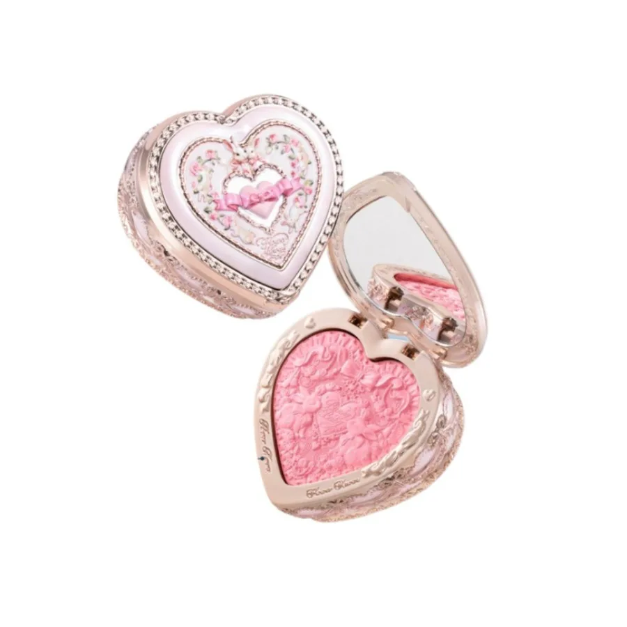 Poudre de fard à joues Flowerknows Garden Rose Blush pour les joues, maquillage sans cruauté - Modeler, Contour du visage pour un fini mat naturel