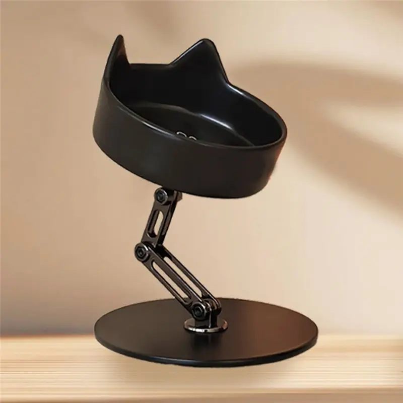 AT05-Pet Bowls Cat Food Bowls Water Bowls Anti-Black Chin Anti-Knockover Bowls Pet Water Bowls