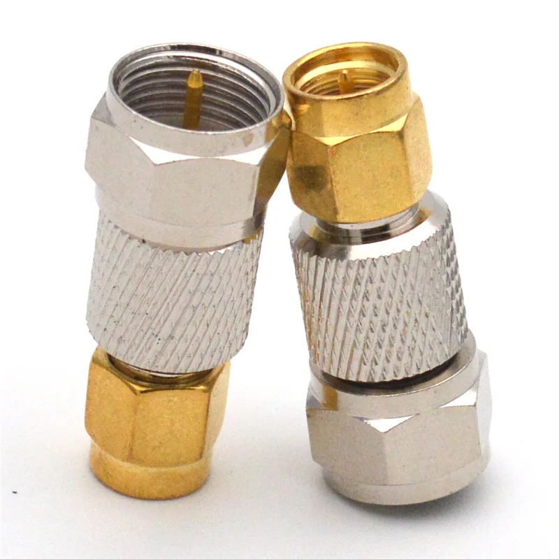 1 Stück SMA-Stecker auf F-TV-Stecker Gerader RF-Koaxialadapter FJ auf SMAJ – Detail 6