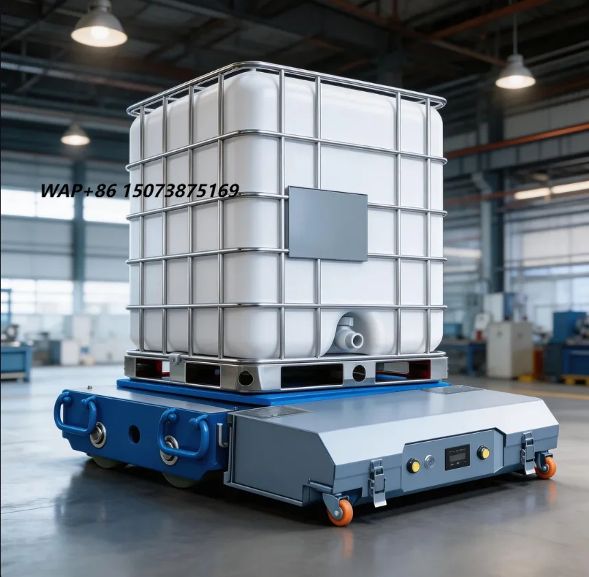 JYH Automatic Mini Tank Cargo Moving Vehicle Industrial Robot Chassis Heavy Duty Loading 10-50T