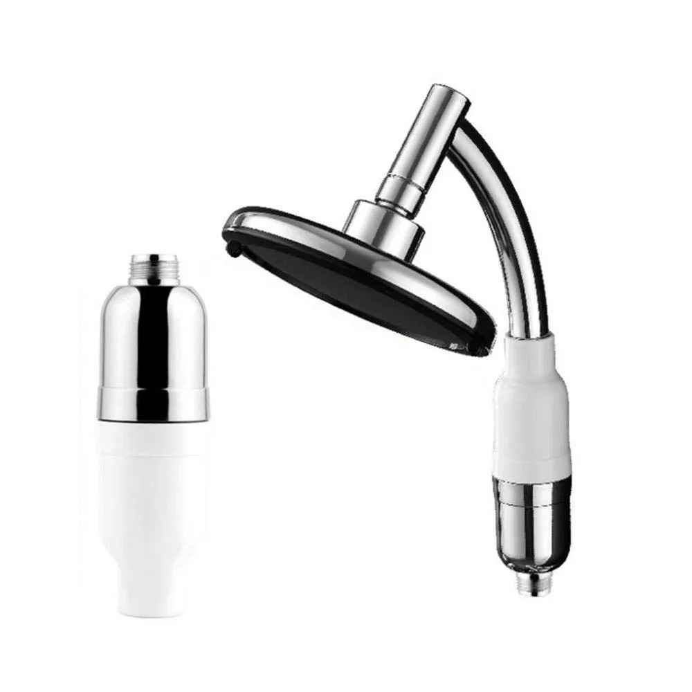 

6-дюймовые душевые насадки высокого давления, экономия воды, с мягким шлангом длиной 1,5 м, круглой насадкой для душа, технология под давлением с основанием