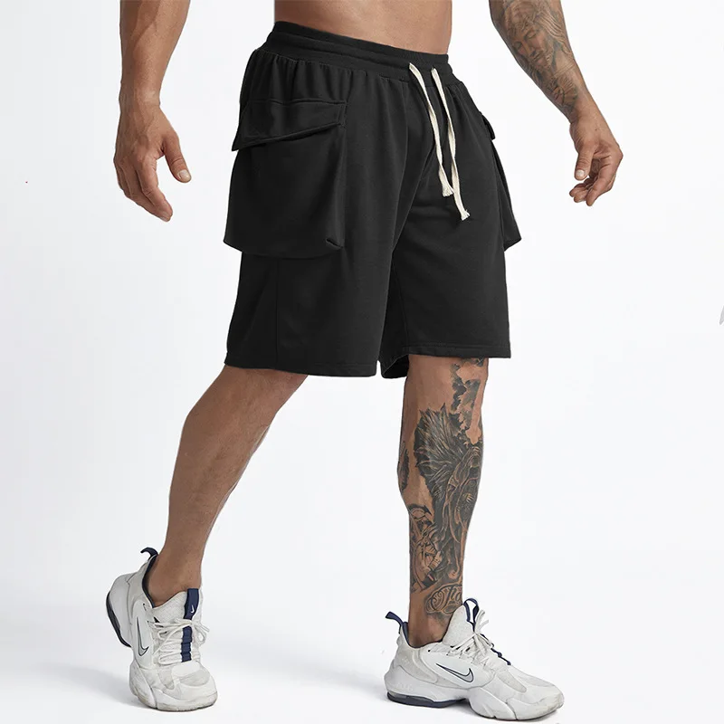 Pantalones cortos de gimnasio para hombre, para entrenamiento de culturismo, natación, playa, baloncesto, deporte, correr