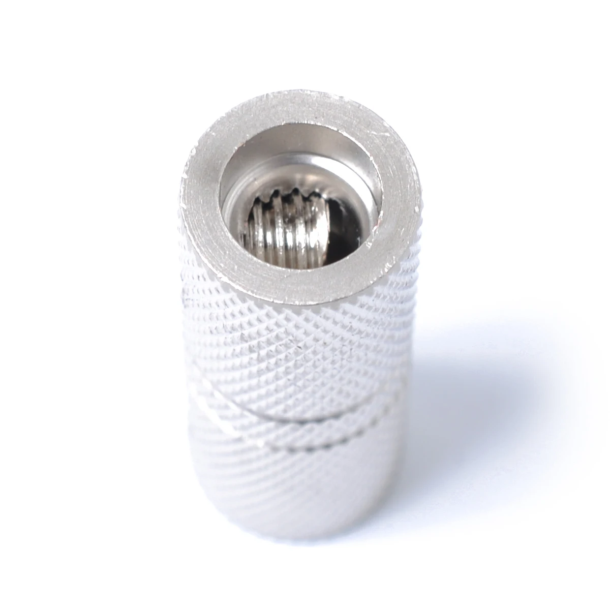 

2 pcs Brass Audio Terminals 8 Gauge Wire Connectors Corrosion Resistant Durable Butt Splice Coupler Cylinder Audio Wire Car