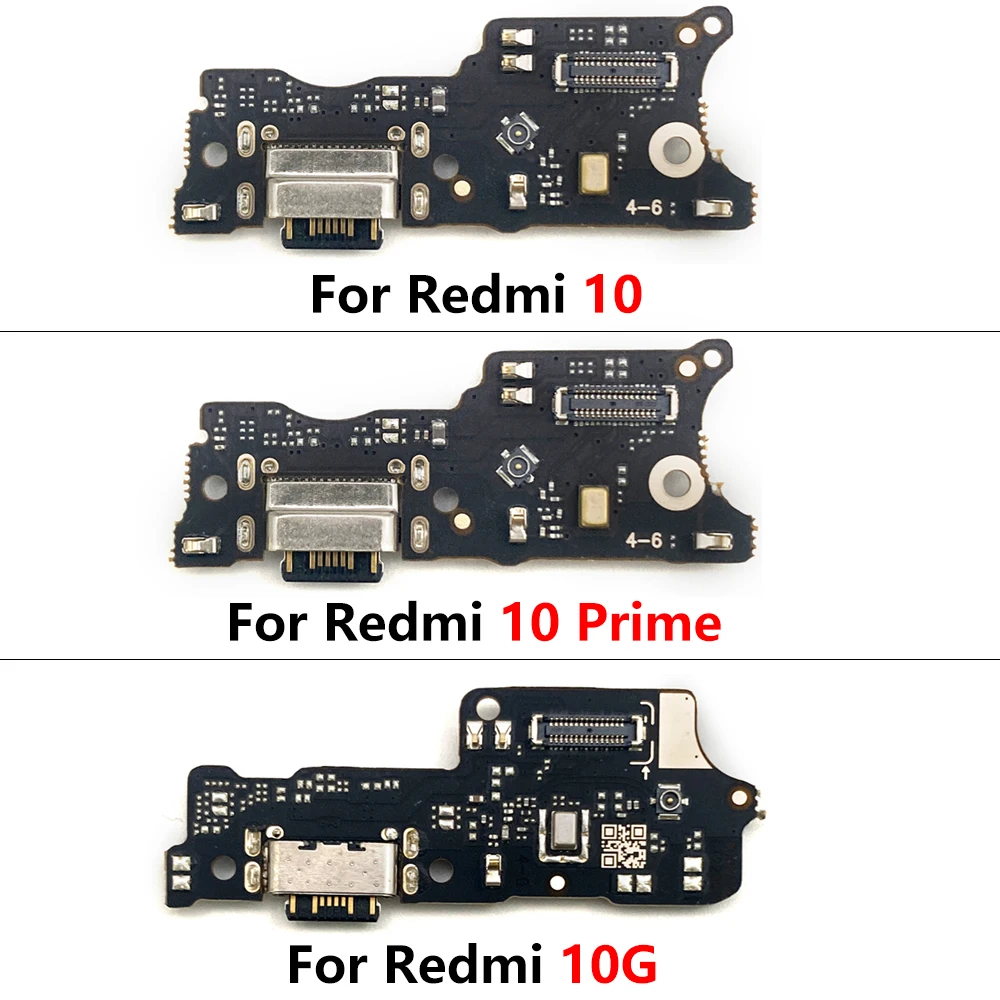 NEW USB Charger Dock Connector Charging Port Microphone Flex Cable For Xiaomi Redmi A1 10C 10 Prime 9A 9 8 8A 7 7A 6 6A 5 Plus