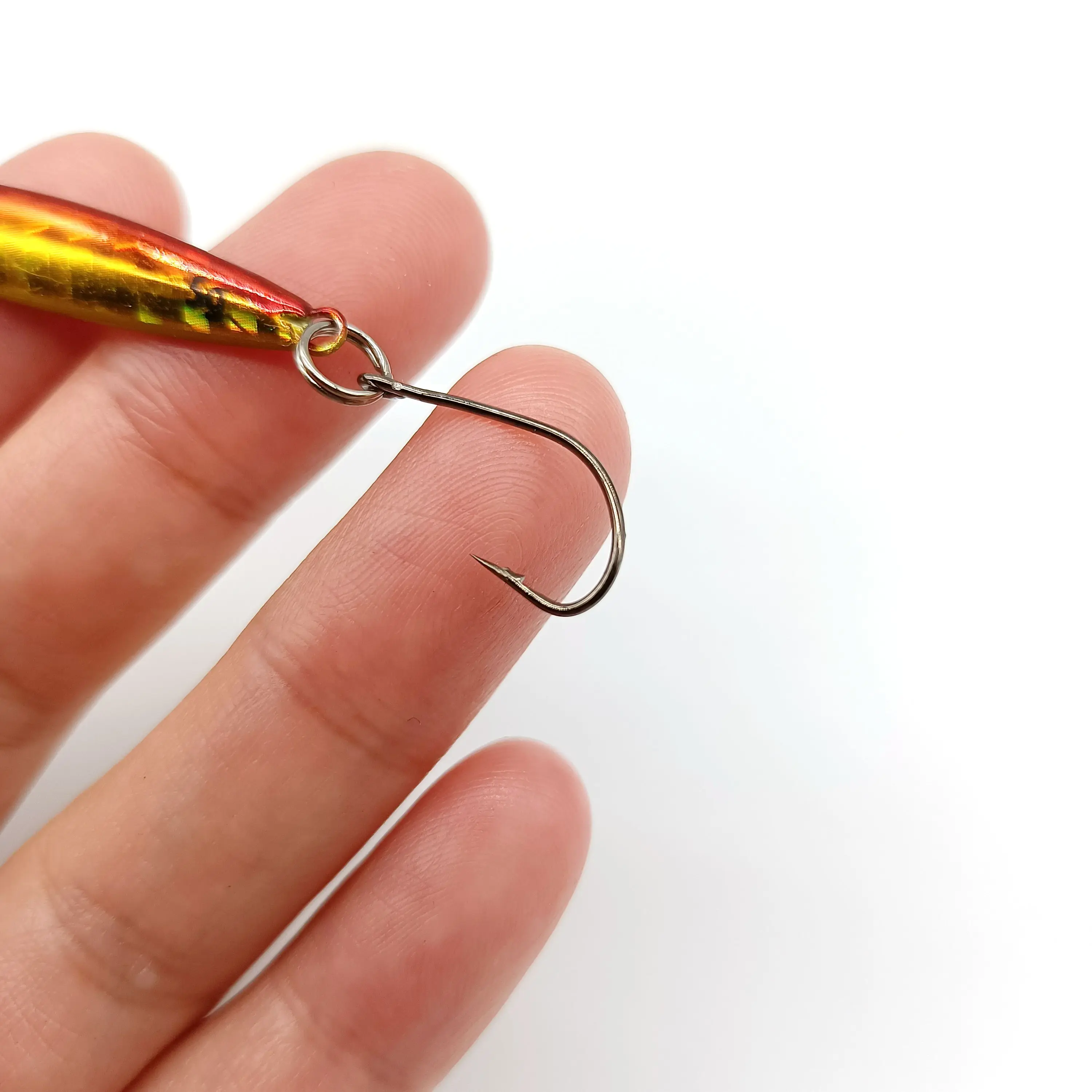 Duoduoyu Mini Jig Metal con Anzuelo Simple – Señuelo Artificial para Pesca - imagen 3