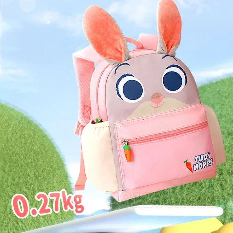 Disney Judi New Children's Backpack Luxury Brand 3D Cartoon Children's Backpack High Quality Original Cute Girls' Schoolbag