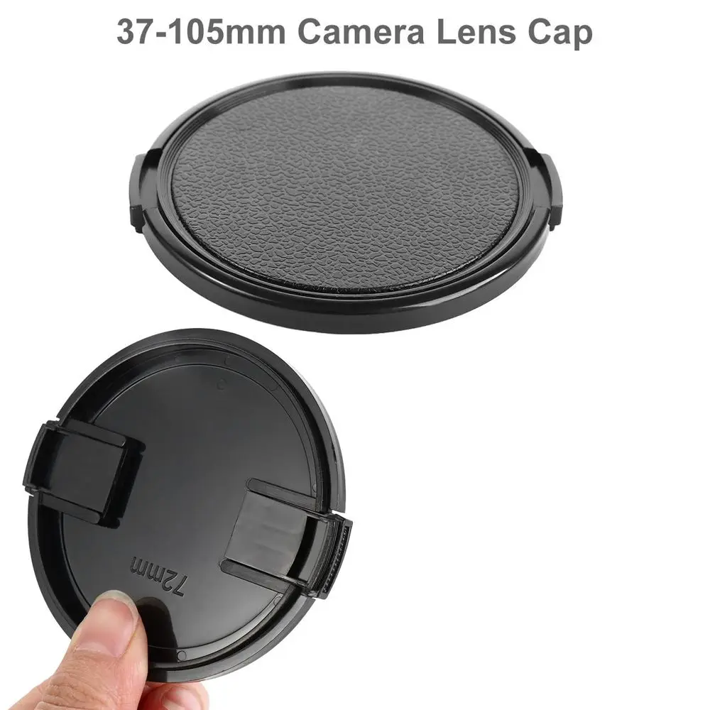 37mm 40.5mm 49mm 52mm 58mm 67mm 52mm 72mm 55mm 62mm Camera Lens Cap Holder Lens Cover For Canon Nikon Sony Olypums Fuji Lumix