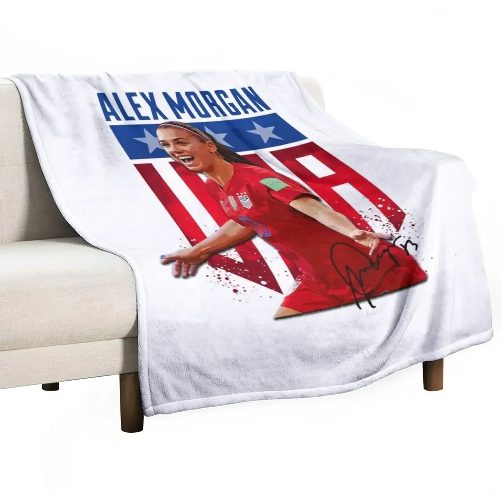 

Gifts For Men Alex Morgan Cool Graphic Gift Throw Blanket Warm Thermals For Travel for sofa Blankets