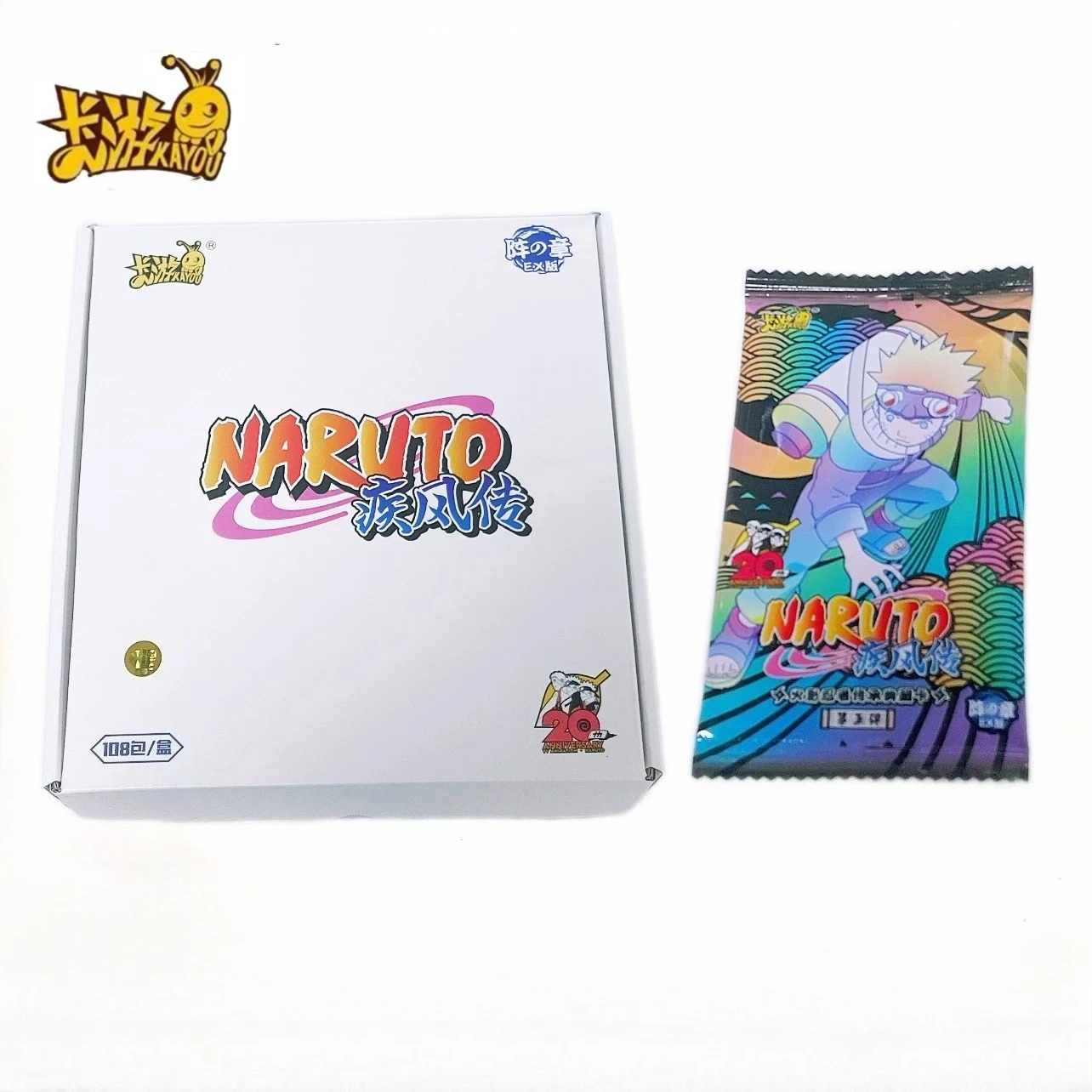 KAYOU Naruto Collectible Cards Shippuden Booster Box EX Version Chapter of Formation Anime TCG Game Trading Card 5/10/20/30Packs