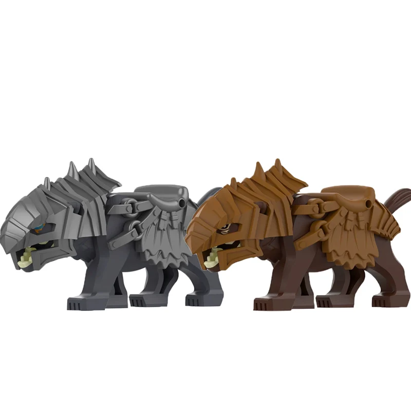 MOC Bauernhof Zoo Tier Bausteine Krokodil Shark Delphin Schimpanse Kuh Leopard Lernspiel Zubehör Ziegel Kinder Spielzeug