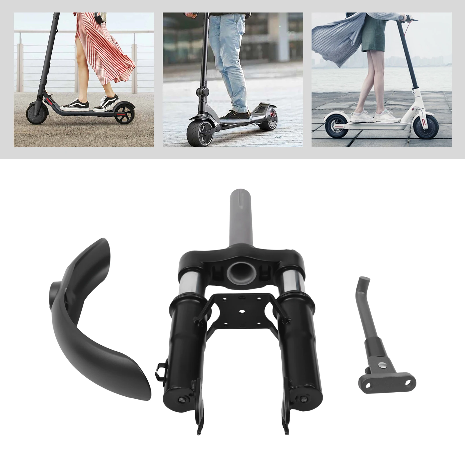 Suspension Gabel Stoßdämpfer Suspension Kit Roller Stoßdämpfer Kotflügel Stoßdämpfer Vorderradgabel für Xiaomi M365