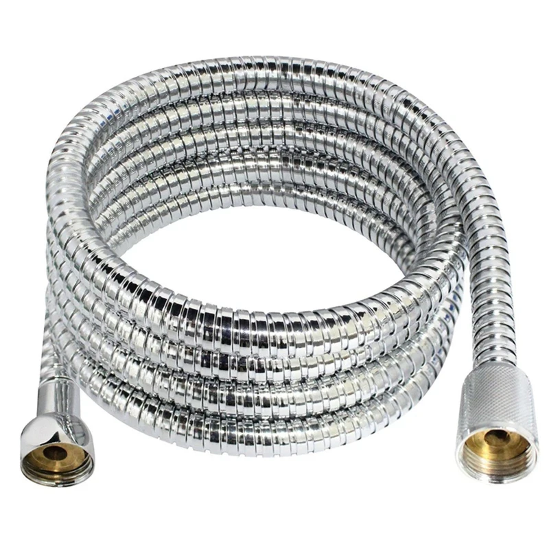 

2MStainless Steel Flexible Shower Hose Long Bathroom Shower Water Hose Extension Plumbing Pipe Pulling Tube Bathroom Accessories