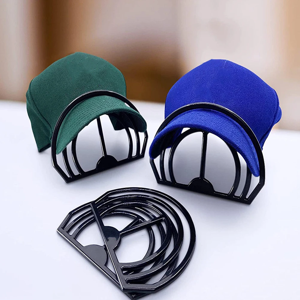 

4pcs Hat Bending Tool Shaper for Brim Curving Baseball Bender Arc Cap Black Portable Hat Brim Bender DIY Tool Storage