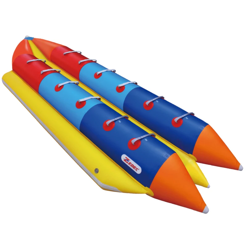 

Cheap Inflatable Flyfish 10 20 Persons Banana Boat With Factory Price Waterpark Rowing For On Water Fun