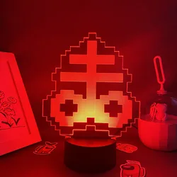 Game The Binding of Isaac Rebirth Item Brimstone Prop 3D Led Neon Night Lights Gift For Boyfriend Bedroom Decor Gamers Lava Lamp