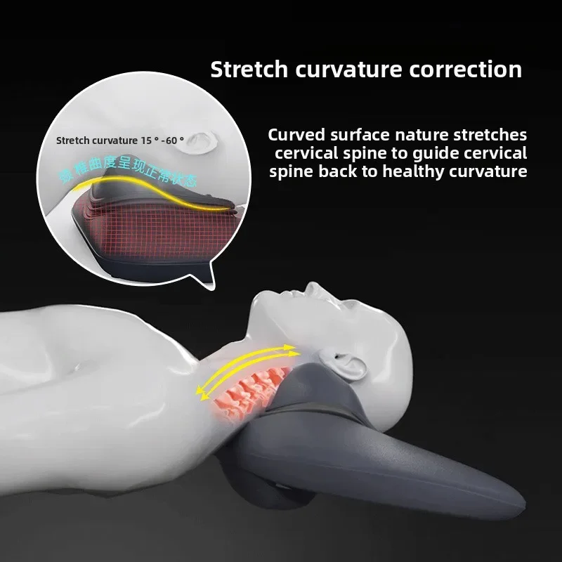 

HOT SALE Cervical Massager Household Hot Compress Electric Neck Massager Shoulder and Neck Dual-purpose Cervical Spine Traction