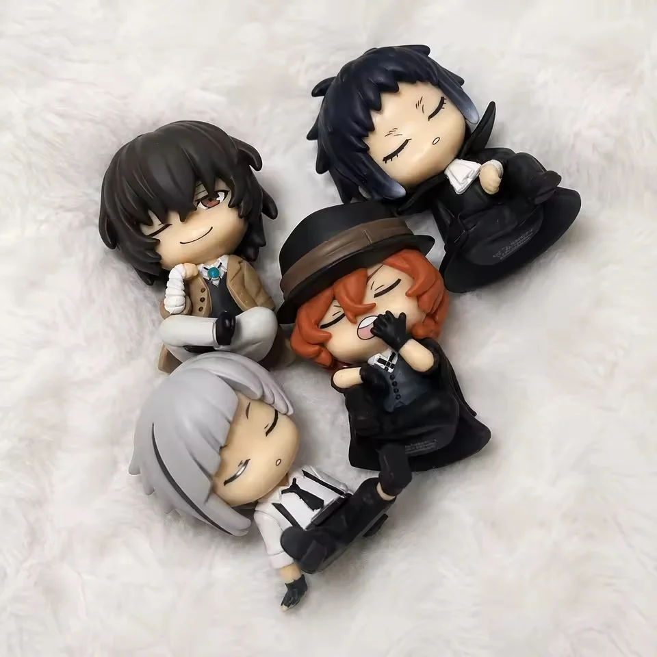 Tomy Gashapon Bungo Stray Dogs Nakajima Atsushi Sitting Mini Figure Anime Collectible Figurine Desktop Ornament For Adult Fans - view 2