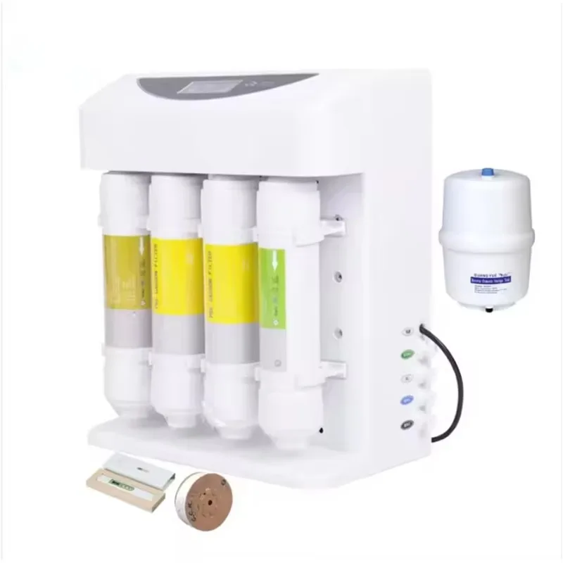 10L/H Deionized Water System, Portable Filtration Unit for Lab Matcha, High Precision Water Purification Gear