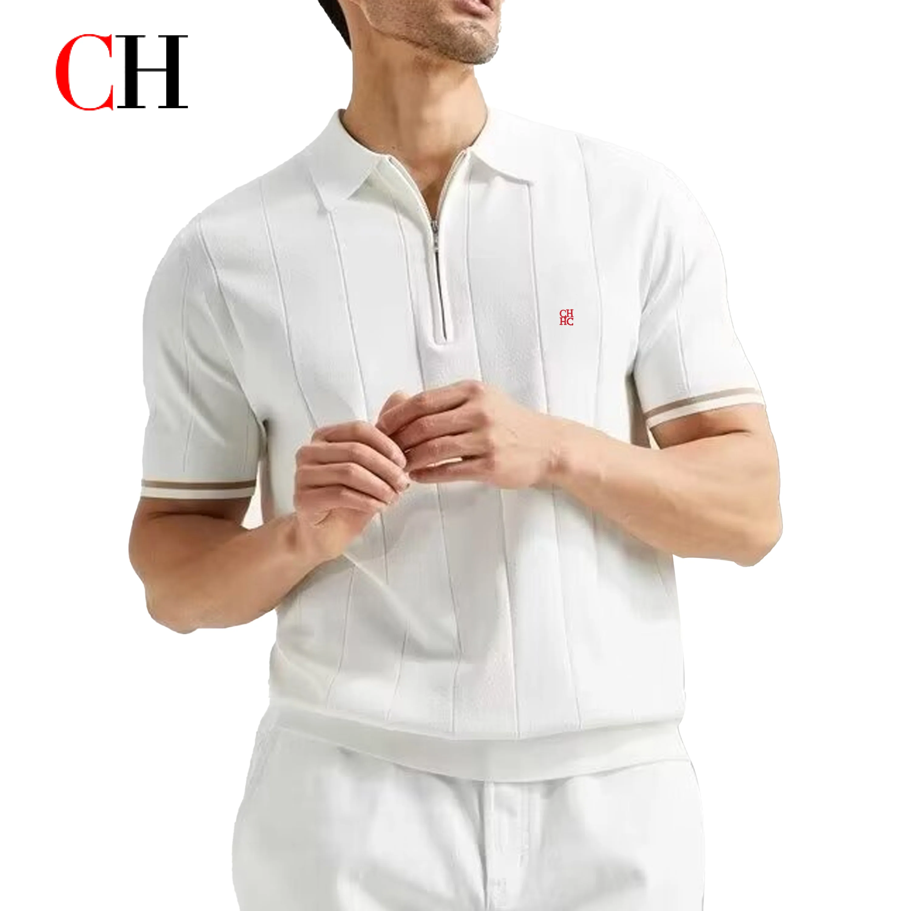 Polo pour hommes respirant décontracté