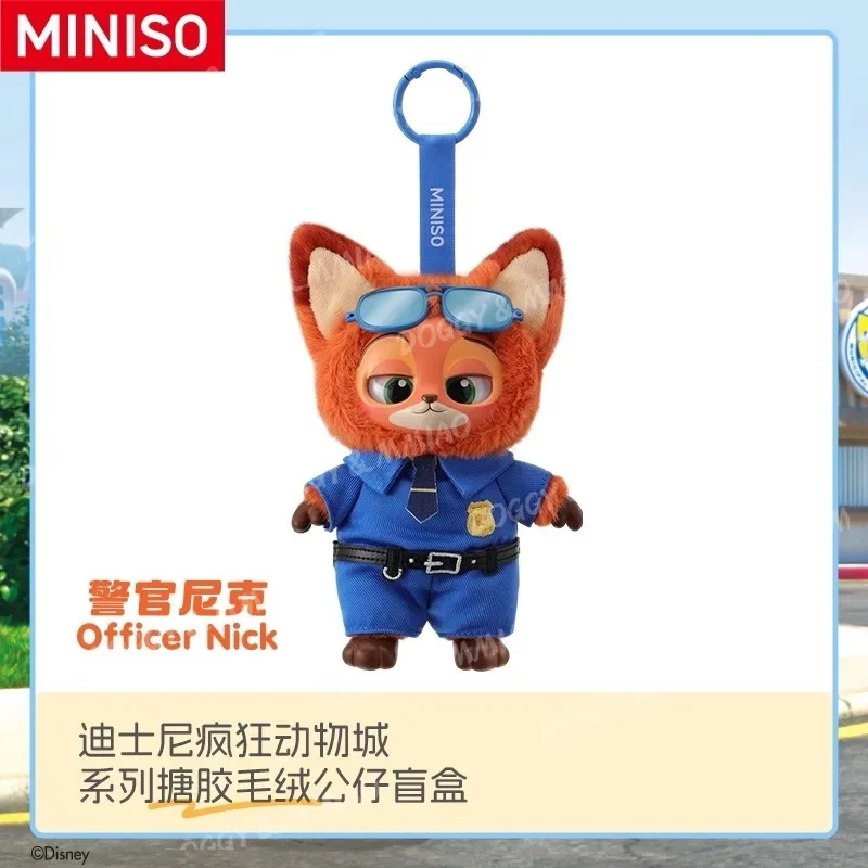 En Stock, caja ciega MINISO Judy Nick, caja ciega esmaltada, la serie FILM REVO de JUDY HOPP, figura de acción, modelo coleccionable