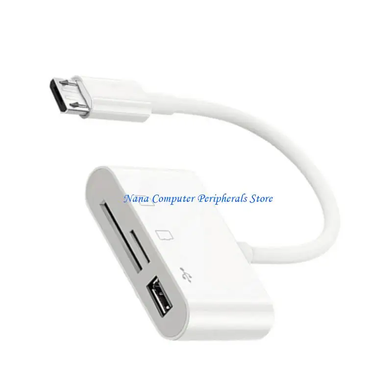 F68C USB C에서 메모리 카드 리더 어댑터 빠른 파일 전송 쉬운 파일 액세스 USB 주변 장치 키보드 연결