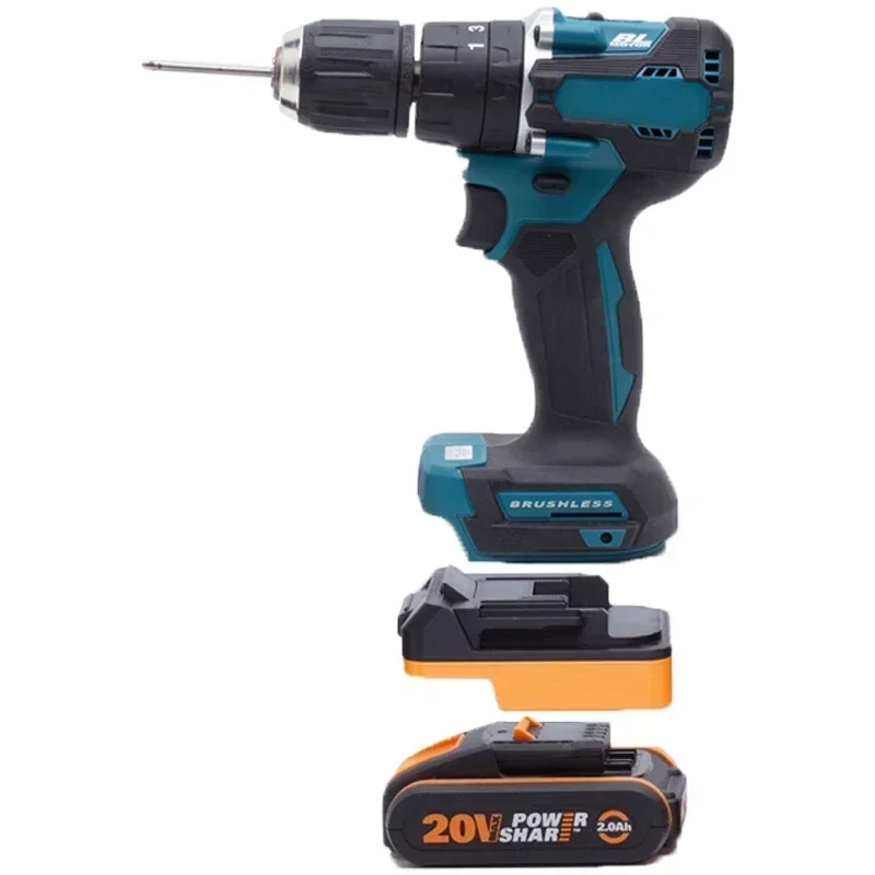 อะแดปเตอร์แบตเตอรี่/ตัวแปลงสําหรับ Makita 18V Li-Ion เครื่องมือ Worx 20V 4PIN Li-Ion แบตเตอรี่อะแดปเตอร์เครื่องมืออุปกรณ์เสริม