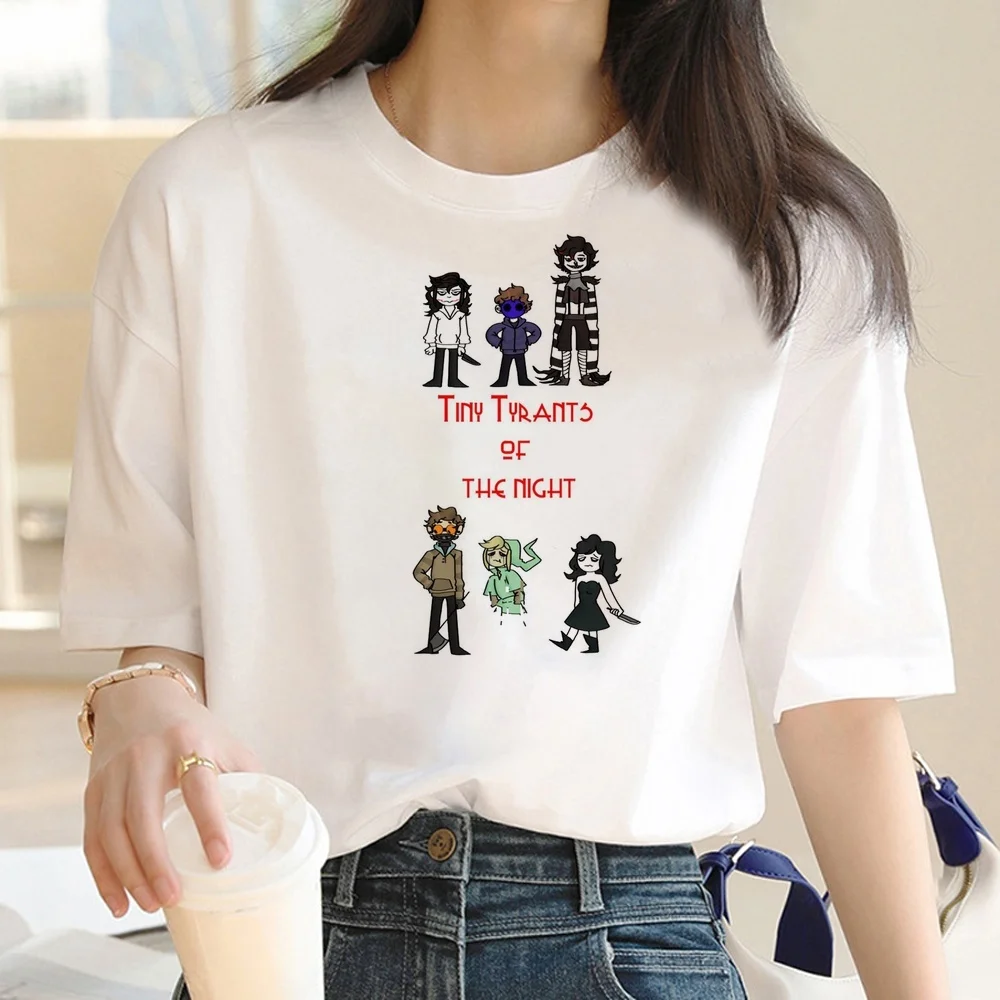 Ticci Toby t shirt femme gyaru scene  grunge japan vintage t shirt cutecore alternative  y2k Psychedelic anime