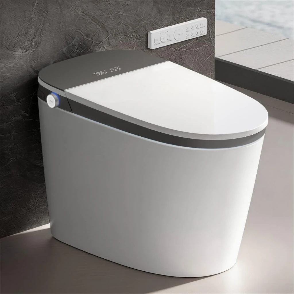 

Factory Supply Bathroom WC Fully Automatic Smart Toilet with LED Display Intelligent Smart Toilet for Home