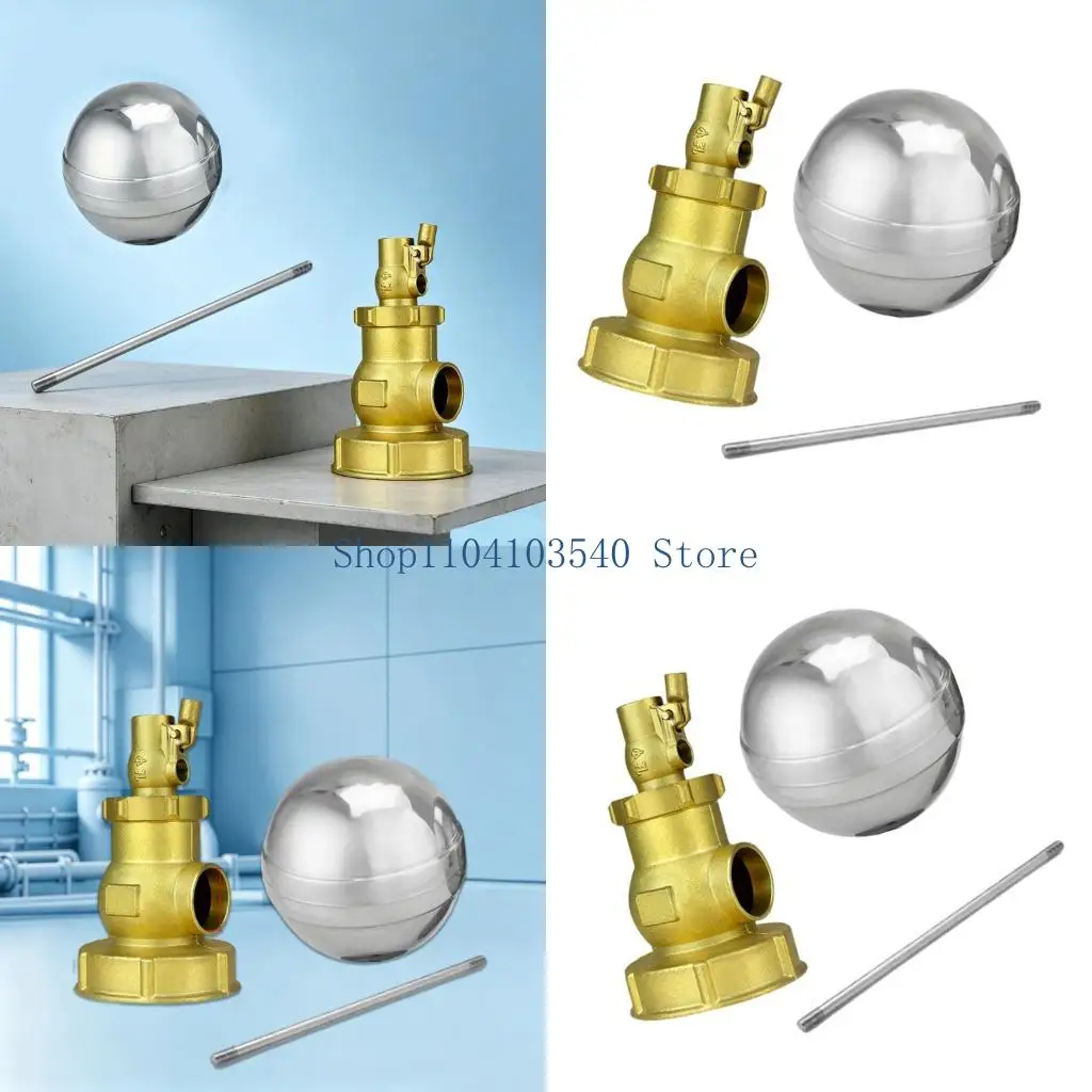 02DC Brass Float Ball Valves Adjustable Brass Ball Float Valves Water Level Controller