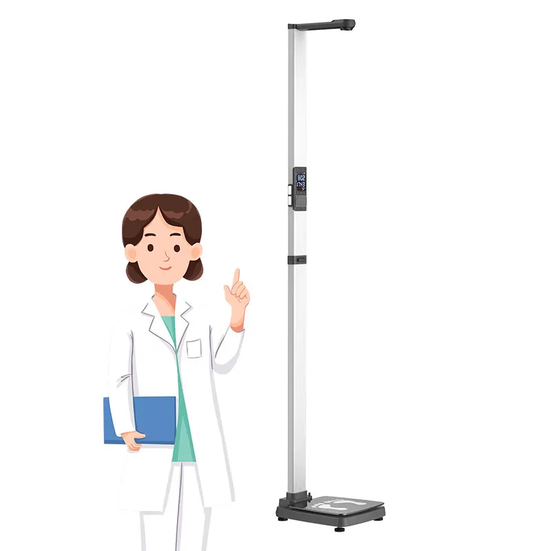 Ultrasonic Height and Weight Scale Body Fat Analyzer Scale for Hospital