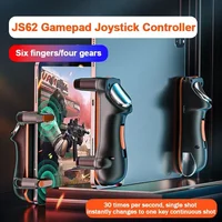 JS62 tableta 6 dedo Gamepad botón disparadores para PUBG L1R1 objetivo disparador Joystick mango para IPad Android controlador de juego