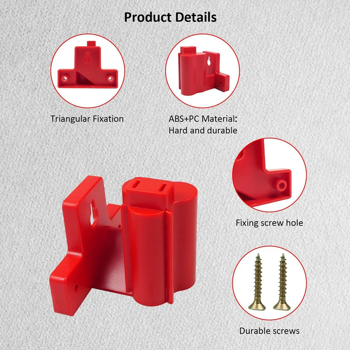 プラスチックドリルツールホルダー,ドリルハンガー,m12,12v,6パックと互換性があります