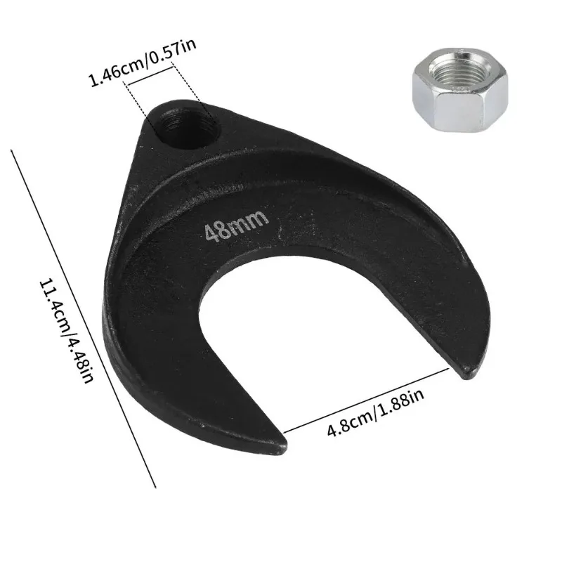 Dismantling of 48mm/63mm CV shaft puller with nut, front wheel drive shaft pulley accessory, CV joint fork adapter
