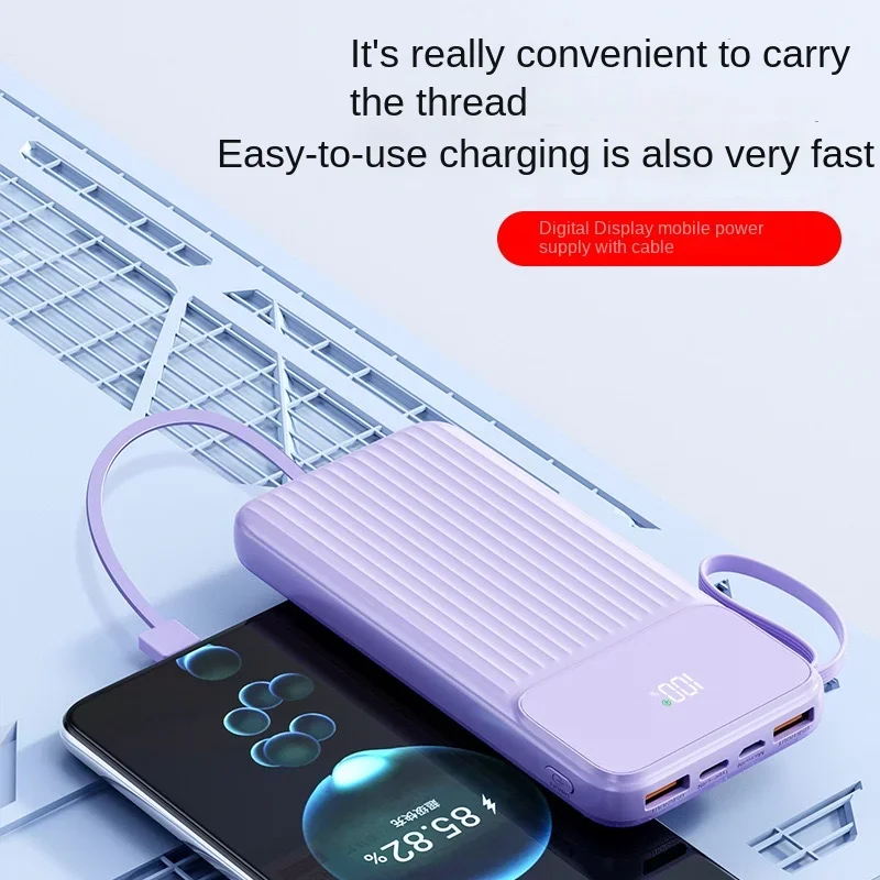 แบตสำรอง PD22.5W แบบพกพา20000mAh ไฟ LED แสดงผลดิจิตอลแบตเตอรี่ภายนอกแล็ปท็อปชาร์จเร็วสำหรับ iPhone Huawei powerbank