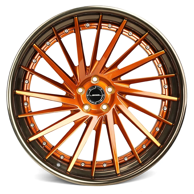 LSCZL Flamingo carro esportivo de luxo personalizado 17, 18, 19 polegadas jantes Forjando roda de liga de alumínio