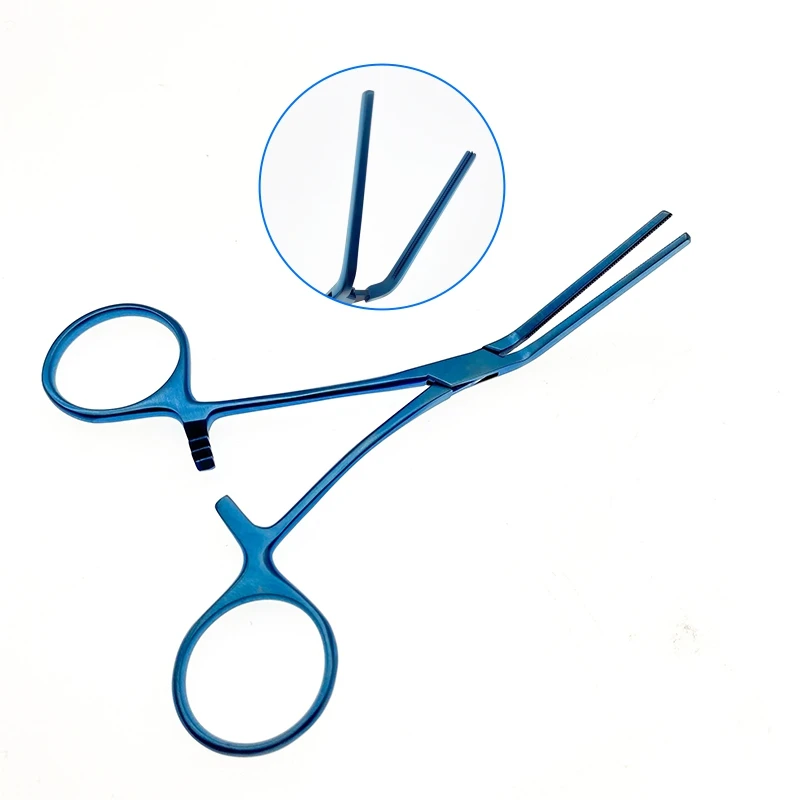 titanium-atraumatic-clamp-notched-vascular-forceps-pliers-ophthalmic-surgical-instrument