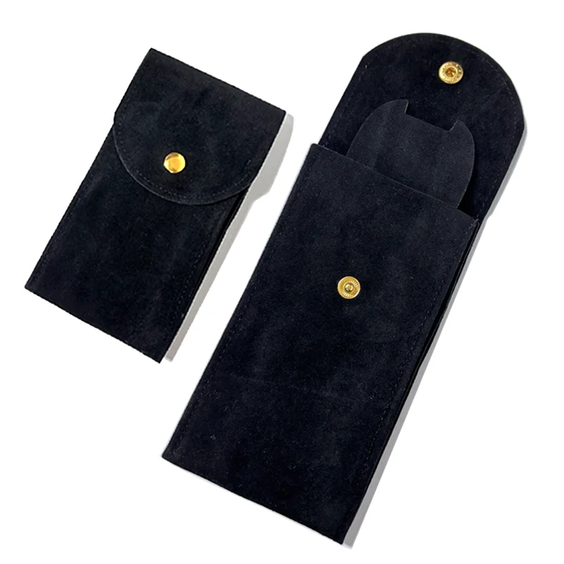 Embers Watch Box Blue Green Gray and Black Flannelette Gift Bag Travel Storage Case Durable Portable Watch Dust Protection Case image 4