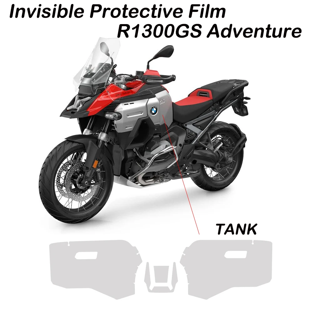 

PPF R1300GS Adventure Невидимая защитная пленка для мотоцикла, прозрачный автомобильный чехол для BMW R1300 GS Adventure, защитная пленка для экрана