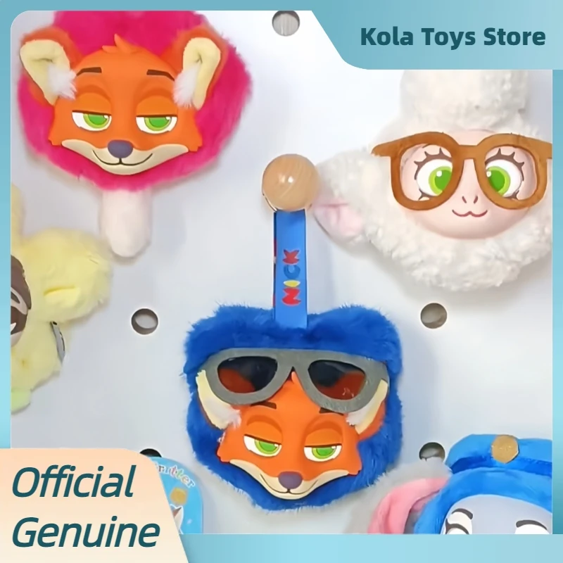 本物のズートピアぬいぐるみペンダントブラインドボックスニックジュディ漫画キャラクターバッグペンダント人形ミステリーボックストレンディなおもちゃ子供の誕生日プレゼント