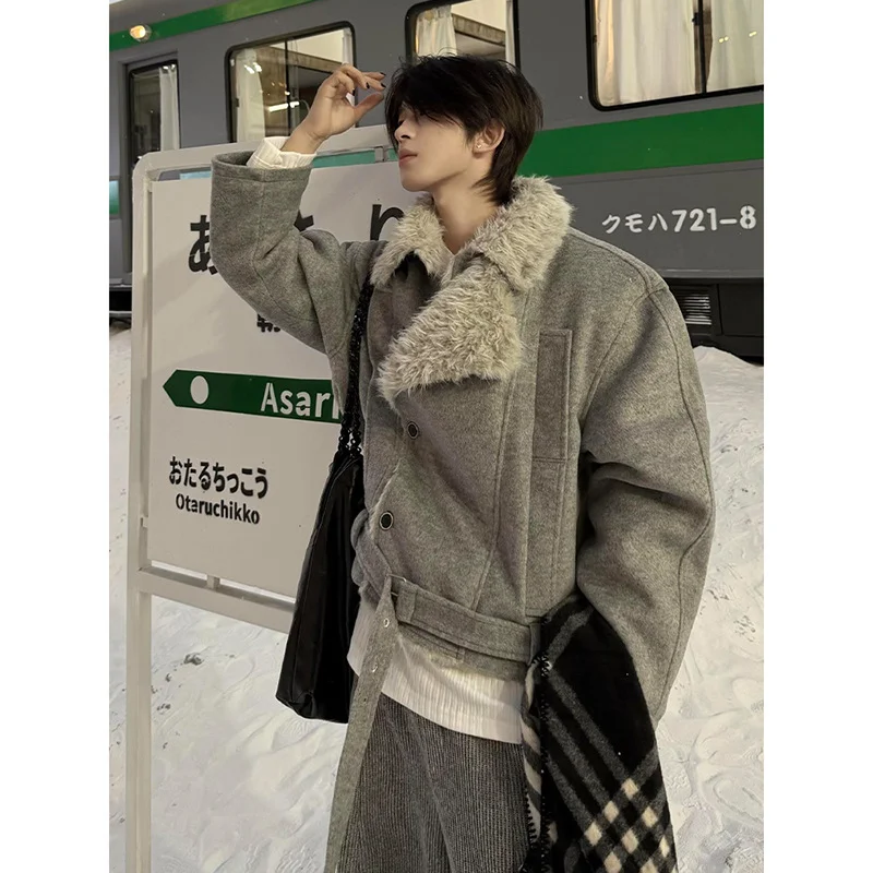 

Мужская кожаная куртка с меховым воротником, утепленная, оверсайз, зимняя, военная, водонепроницаемая, оригинальная, высокого качества, разноцветная, в стиле Athleisure