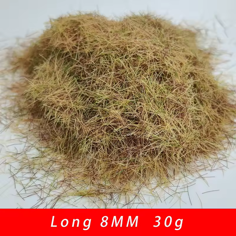 3-8mm Static Grass Powder DIY Lawn Flocking Materials Railway Train Landscape Accessory Model Kits 30g/bag - Image 25