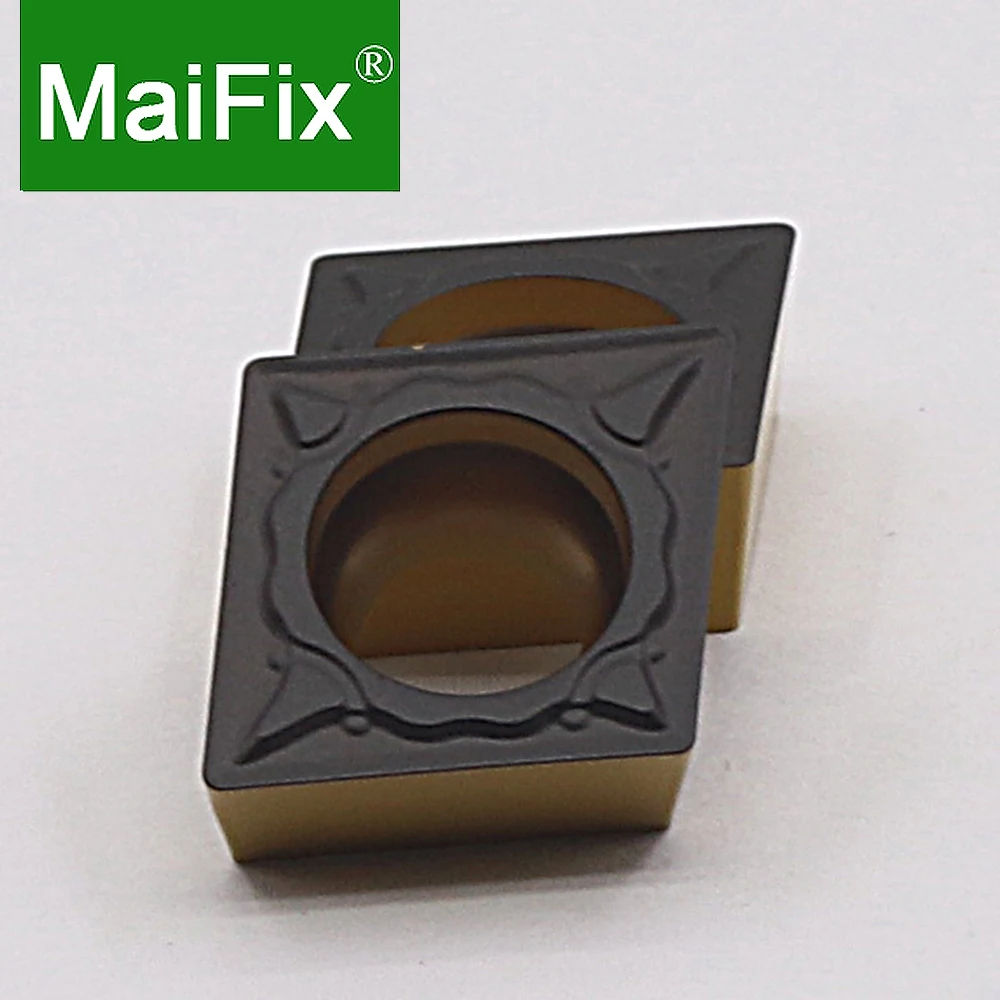 Maifix 10ชิ้น ccmt ZC32S CCMT120404 ZC2532 CCMT120408 CCMT09T304เครื่องมือกลึง060204เครื่องกลึงภายใน ccmt แทรกคาร์ไบด์