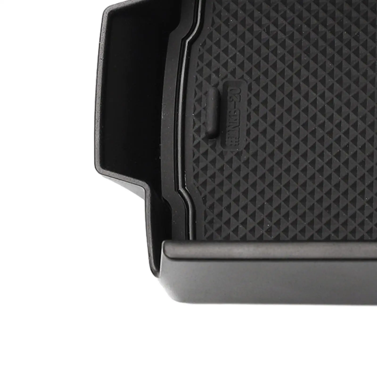 صينية تنظيم وحدة التحكم المركزية للسيارة، ملحقات داخلية للسيارة من البلاستيك الأسود المتين لحامل أكواب المقعد الخلفي للسيارة #5