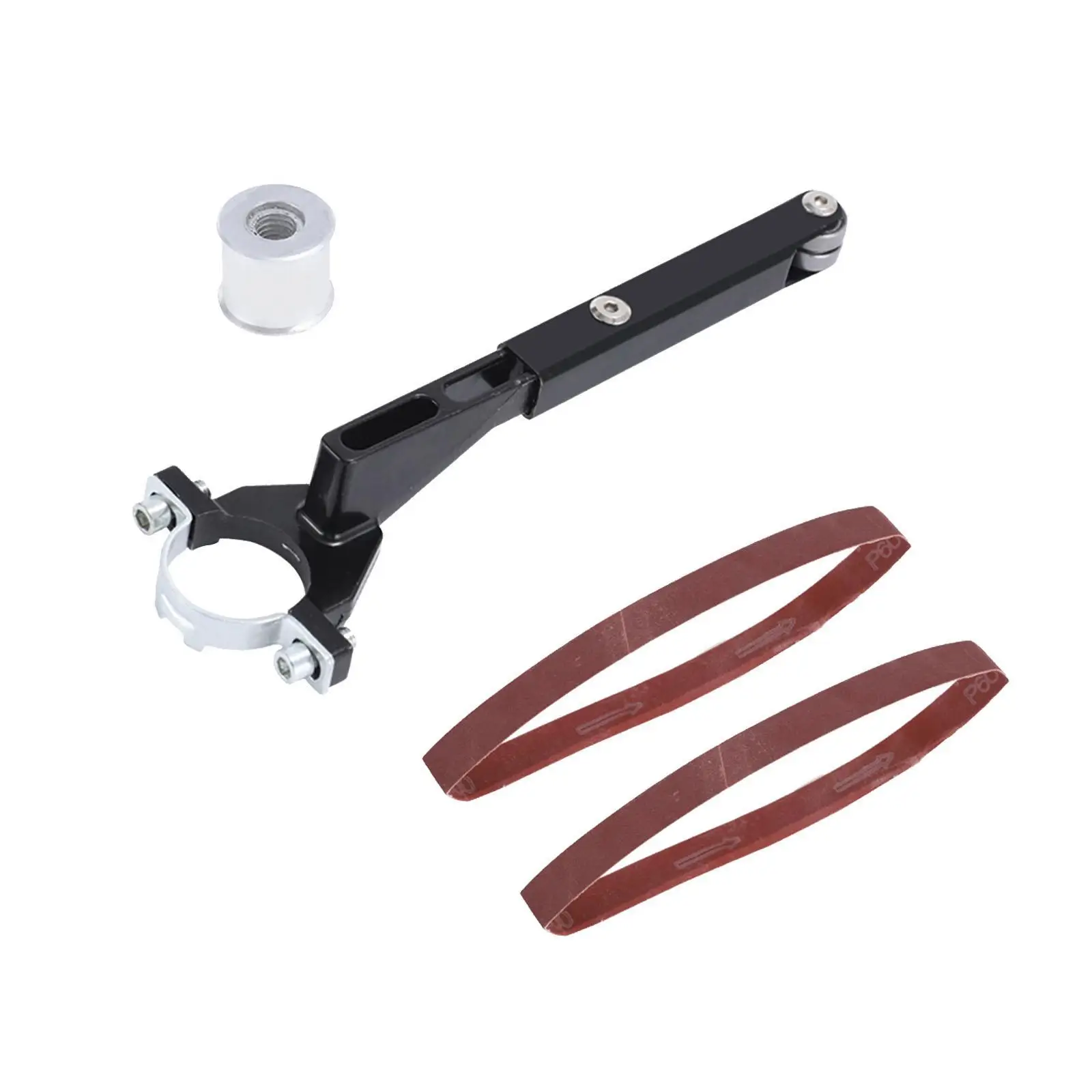 

4x Utility Portable Electric Belt Grinder Attachment for Stainless Steel Pipe, Elbow Pipe