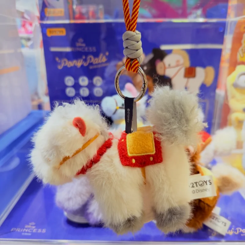 52TOYS Authentic Disney Princess Plush Pony Blind Box Keychain Stuffed Animal Bag Pendant Collectible Doll Gift For Horse Year