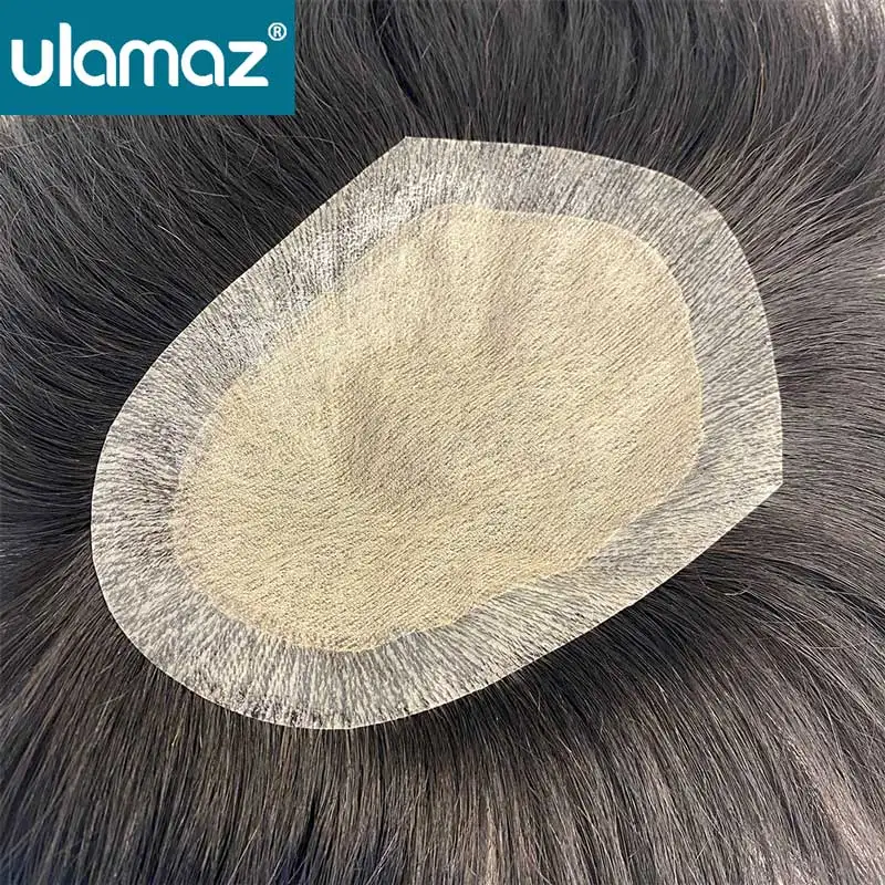 

Men's Wig Skin Toupee Hand-Made Injection Hair System Men's Human Hair Wig Capillary Prosthesis Invisible Wig Hair For Asian