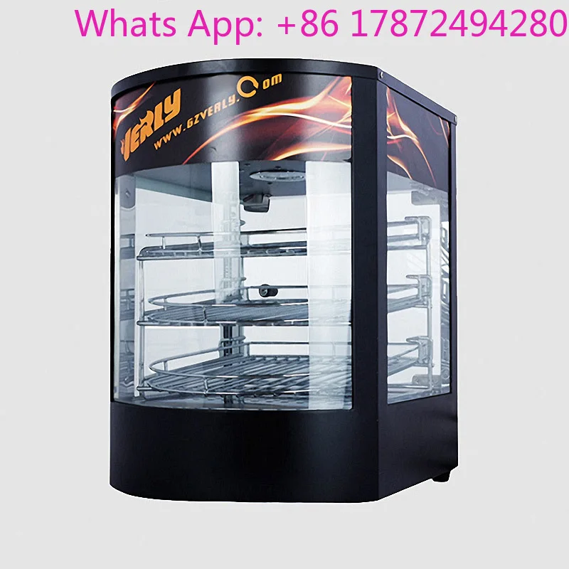 Commercial Food Insulation Warmer Showcase Food Heat Preservation Cabinet Cooked Pastries Long Lasting Heat Preservation Machine