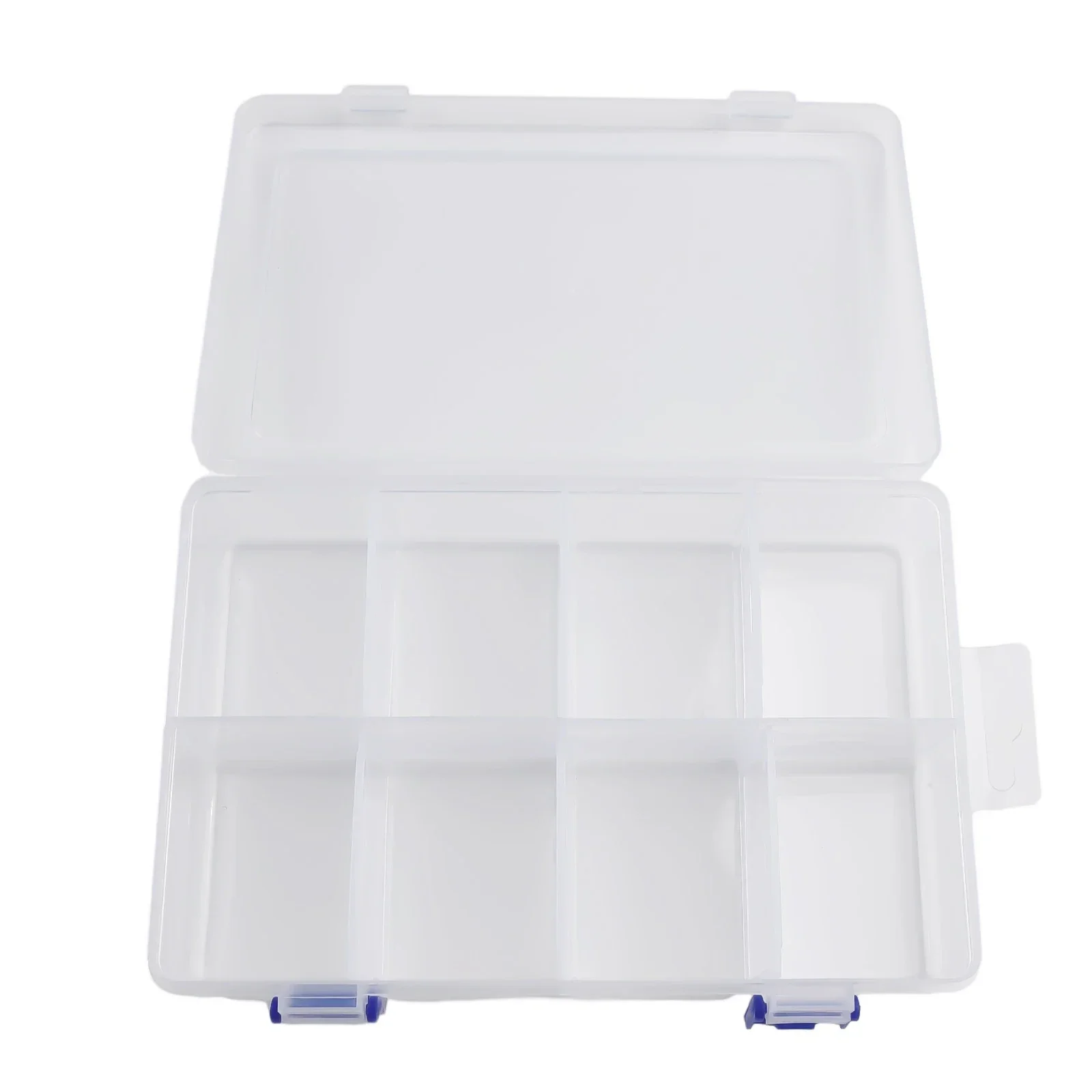 Container Storage Box Plastic 8 Grids Compartment Display Organizer Jewelry Organizer Storage Box High Quality